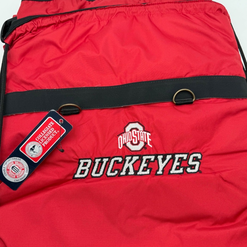 Ohio‎ State Buckeyes Sport Utility Pack Stadium Blanket Poncho Backpack Red